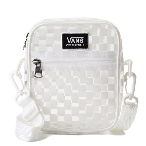 Vans Handbags - VANS Clear / White Checkerboard Crossbody Bag NEVER USED